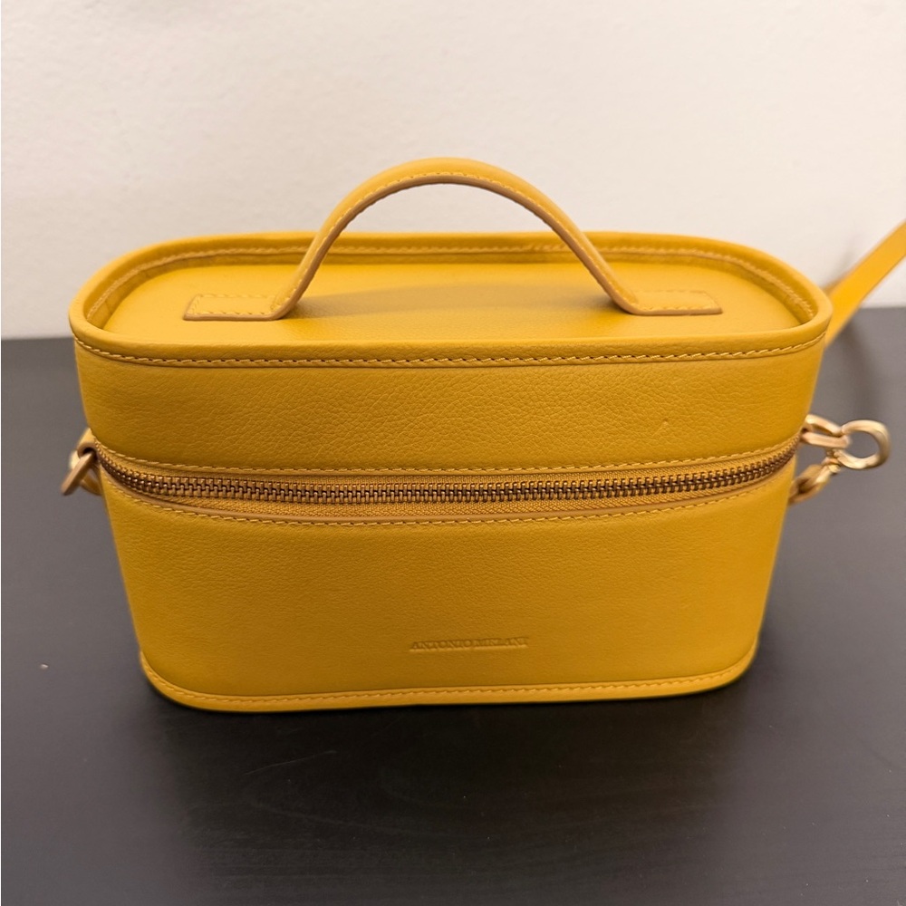 Antonio Melani Genuine Leather Top-Handle Crossbody Bag